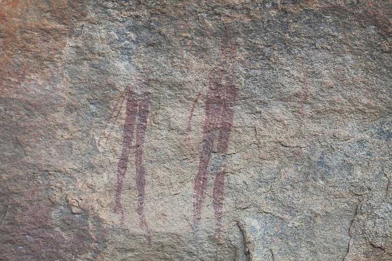 Pre Historic Rock Painting Kondoa Irangi Tanzania